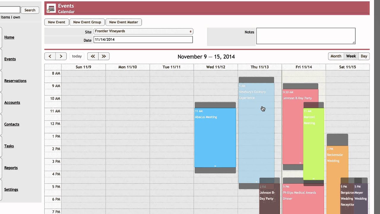 ReServe Cloud Catering and Event Management Software Demo