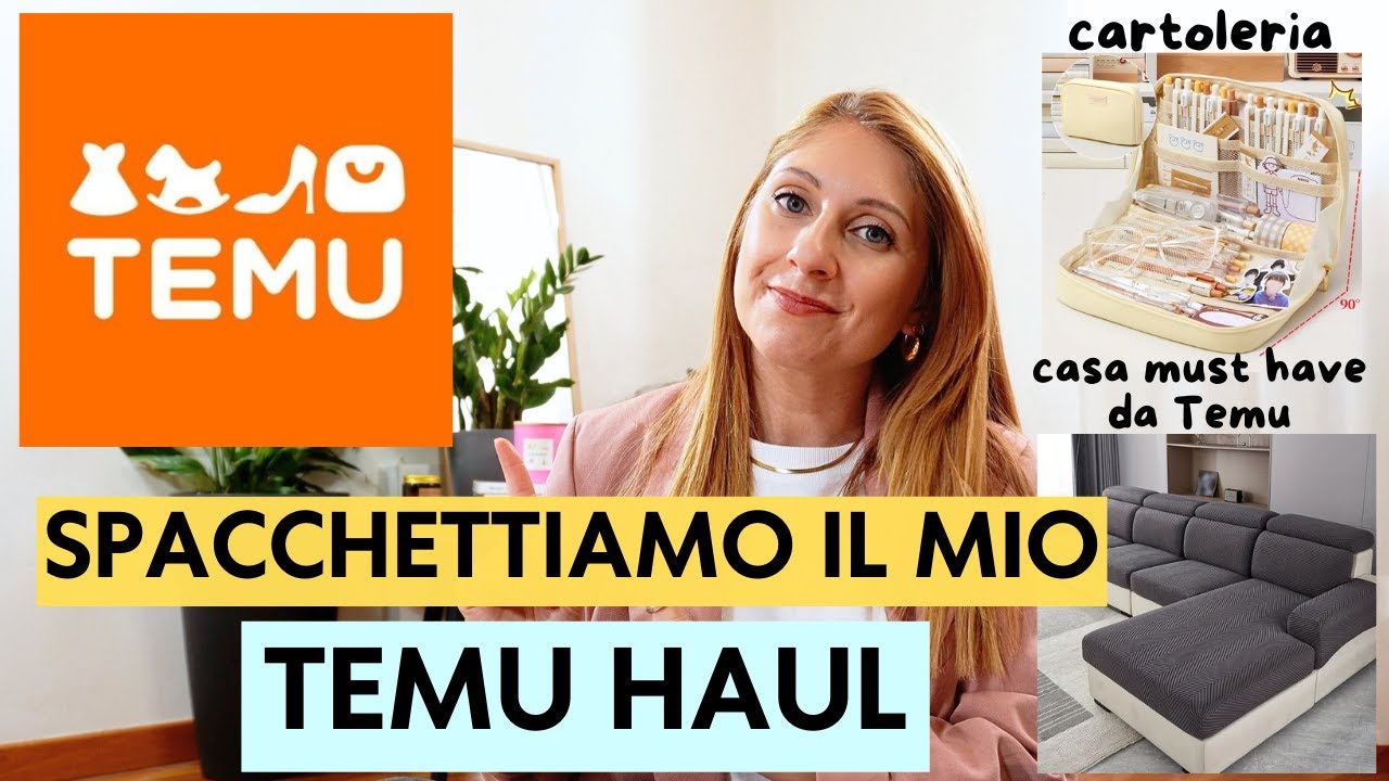 TEMU UNBOXING - Spacchettiamo il mio Temu haul -  Must have casa e cartoleria | Creativemme