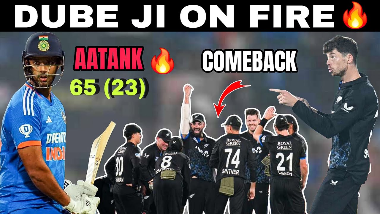 Shivam Dube On Fire 🔥 | NZ ka Comeback | Indian Batters Failed !