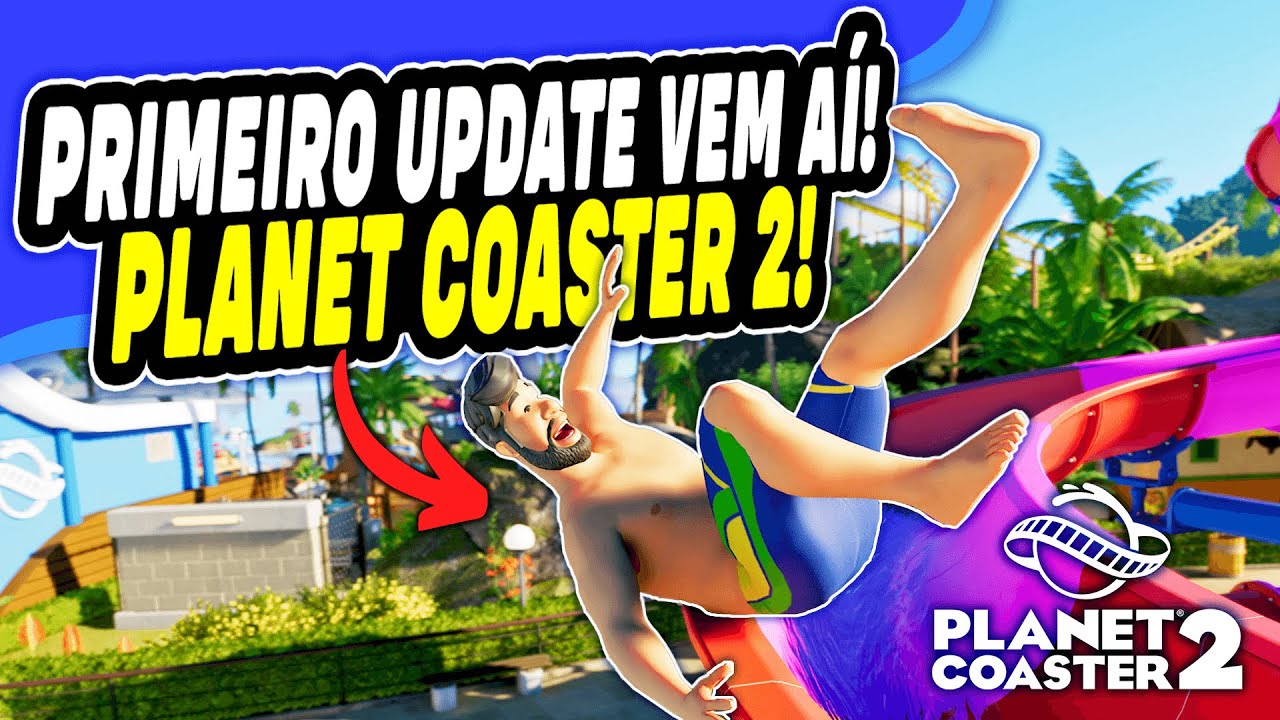 🎡 PRIMEIRAS NOTÍCIAS de UPDATE GRATUITO no PLANET COASTER 2! 🎢🌟