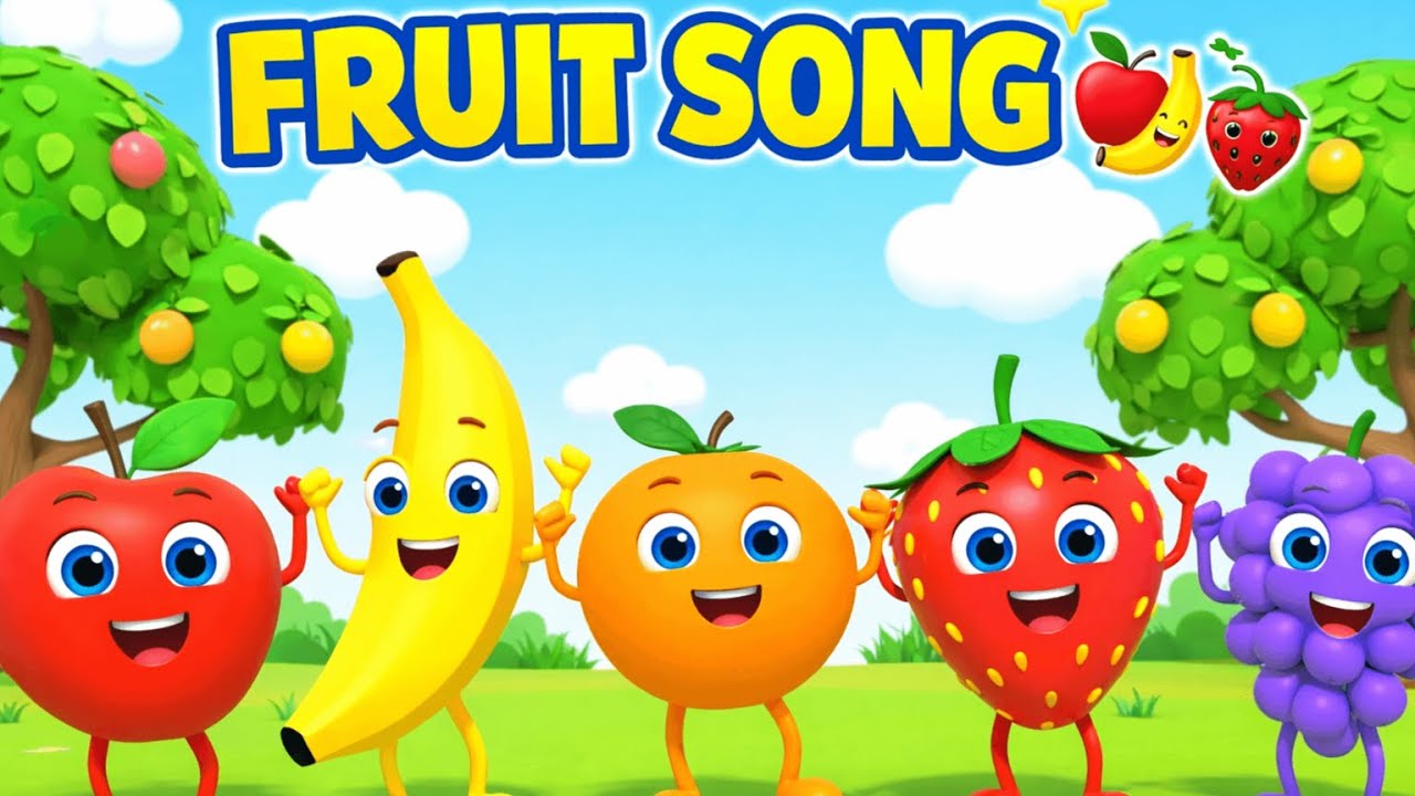 🍎 Fruit Song 🍌🍓🍊 | Learn Fruits with Music & Fun | YuppiTunes
