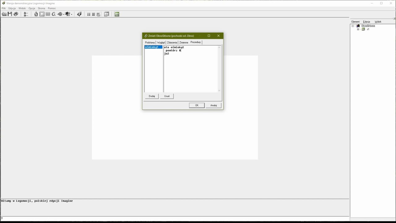 Programowanie w języku Logo 2