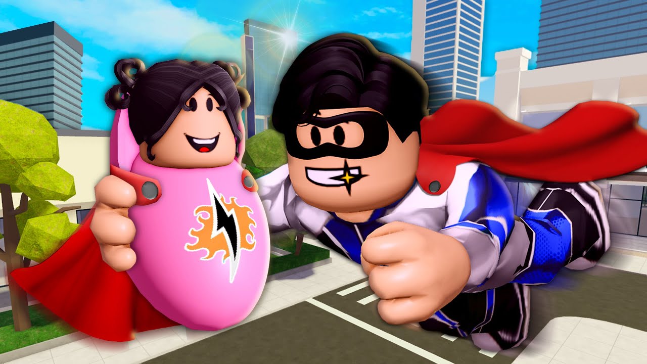 Born Into A SUPERHERO FAMILY! (A Roblox Movie)