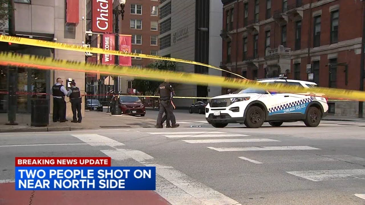 2 shot on Near North Side near CTA Red Line station