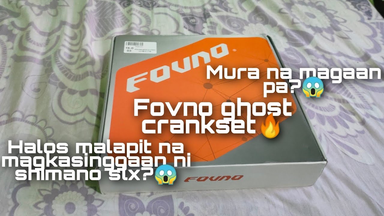 Fovno Ghost Crankset🔥| Mura na halos singgaan lang ng shimano slx crankset?🤔
