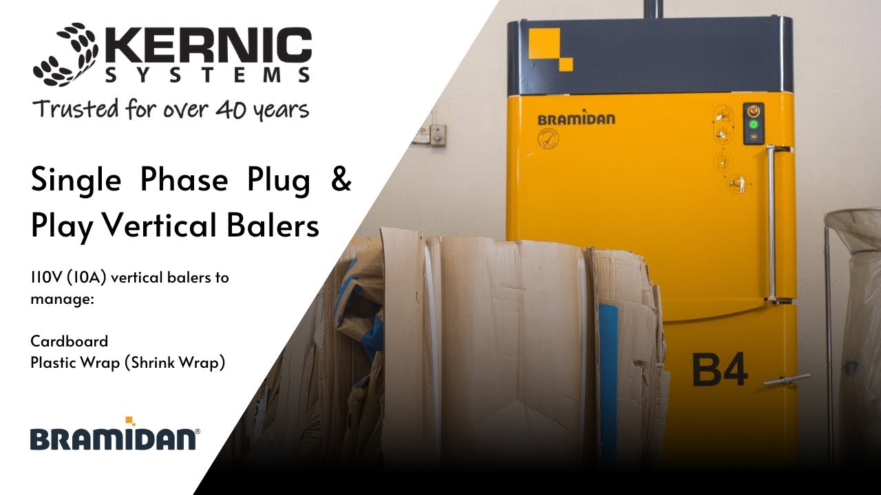 Plug & Play Vertical Balers from Bramidan