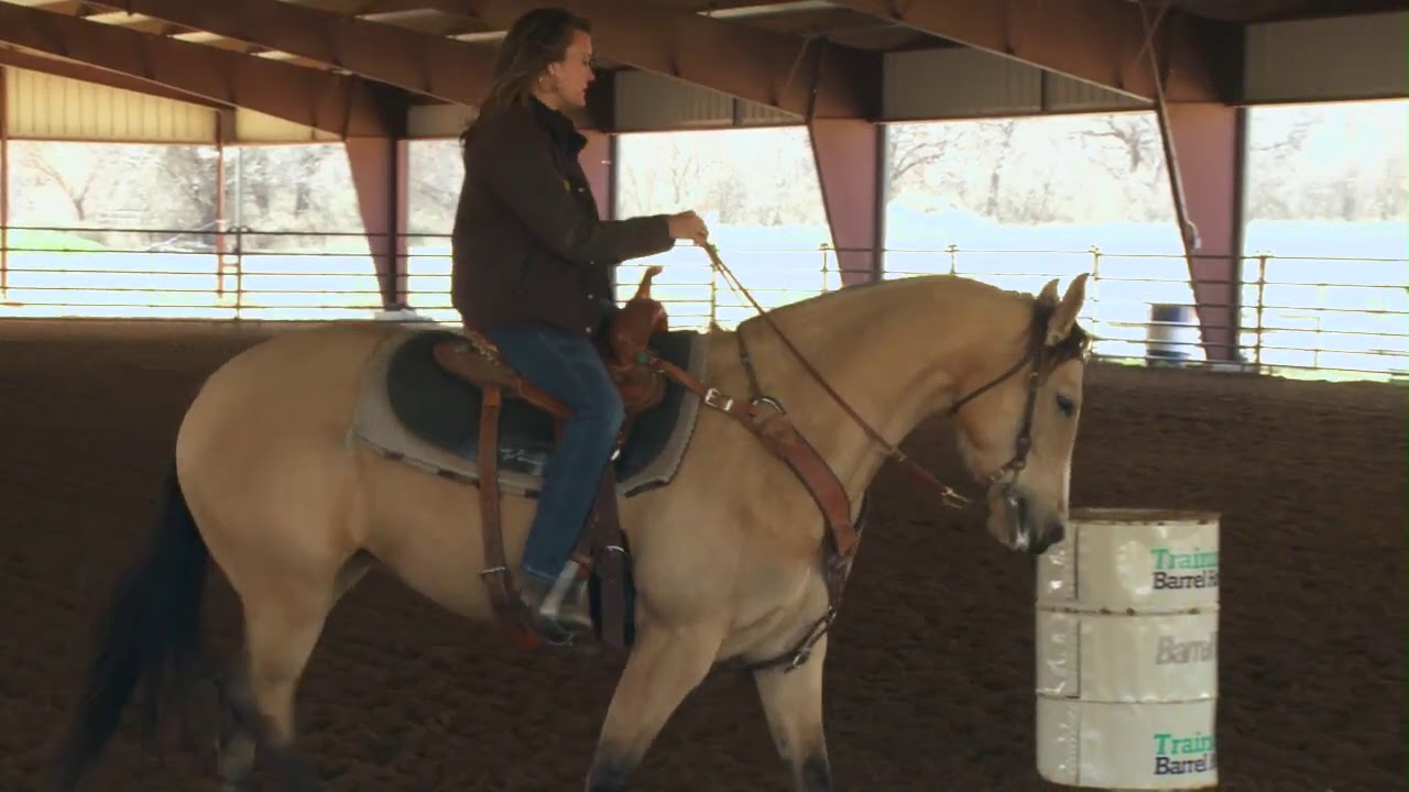 Heather Heath Approach To The Third Barrel