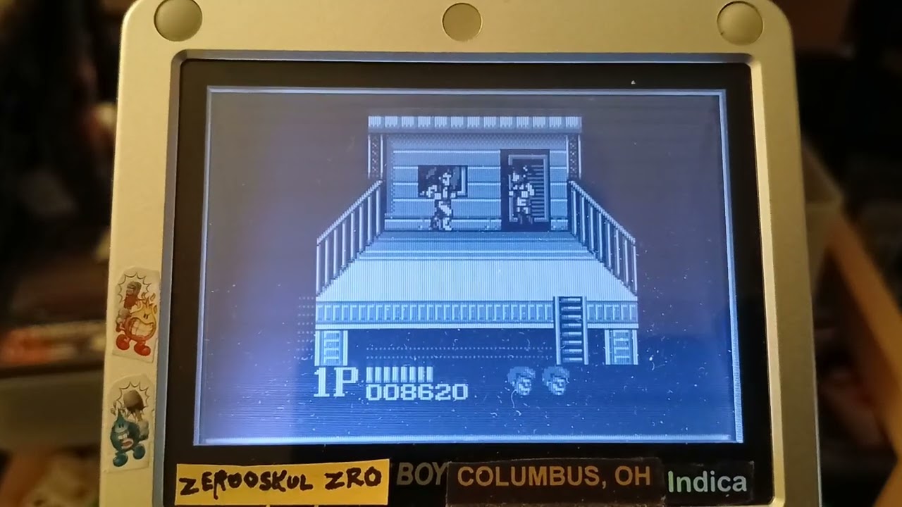 Weird Glitch in Double Dragon for GameBoy (no. 2)