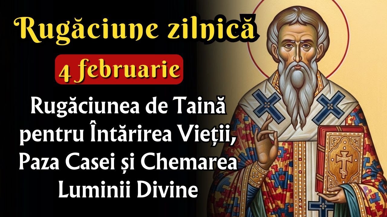 Rugăciunea de Taină pentru Întărirea Vieții, Paza Casei și Chemarea Luminii Divine