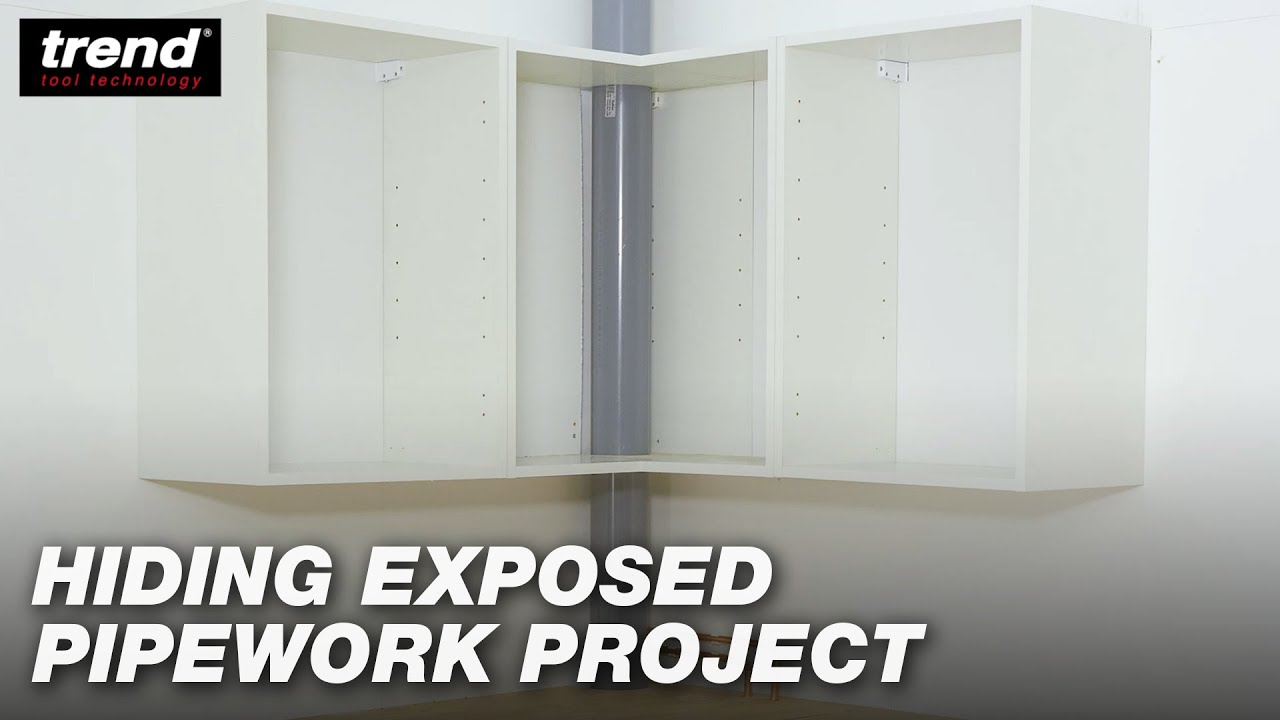 How to Hide Exposed Pipework using a Trend 3-in-1 Pocket Hole Jig