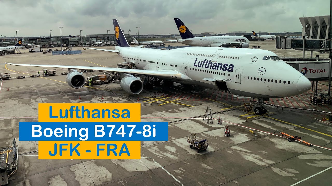 Most beautiful flight review | Lufthansa B747-8i | New York JFK to Frankfurt | 27 May 2019