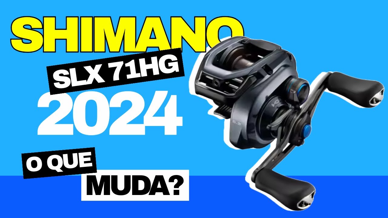 Nova SHIMANO SLX 71 2024 - O que muda para SLX 150?  Unboxing e primeiras impressões.