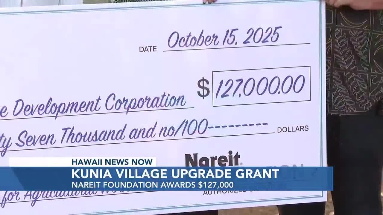 Nareit Foundation to award grant to Kunia Village Development Corporation for housing upgrades