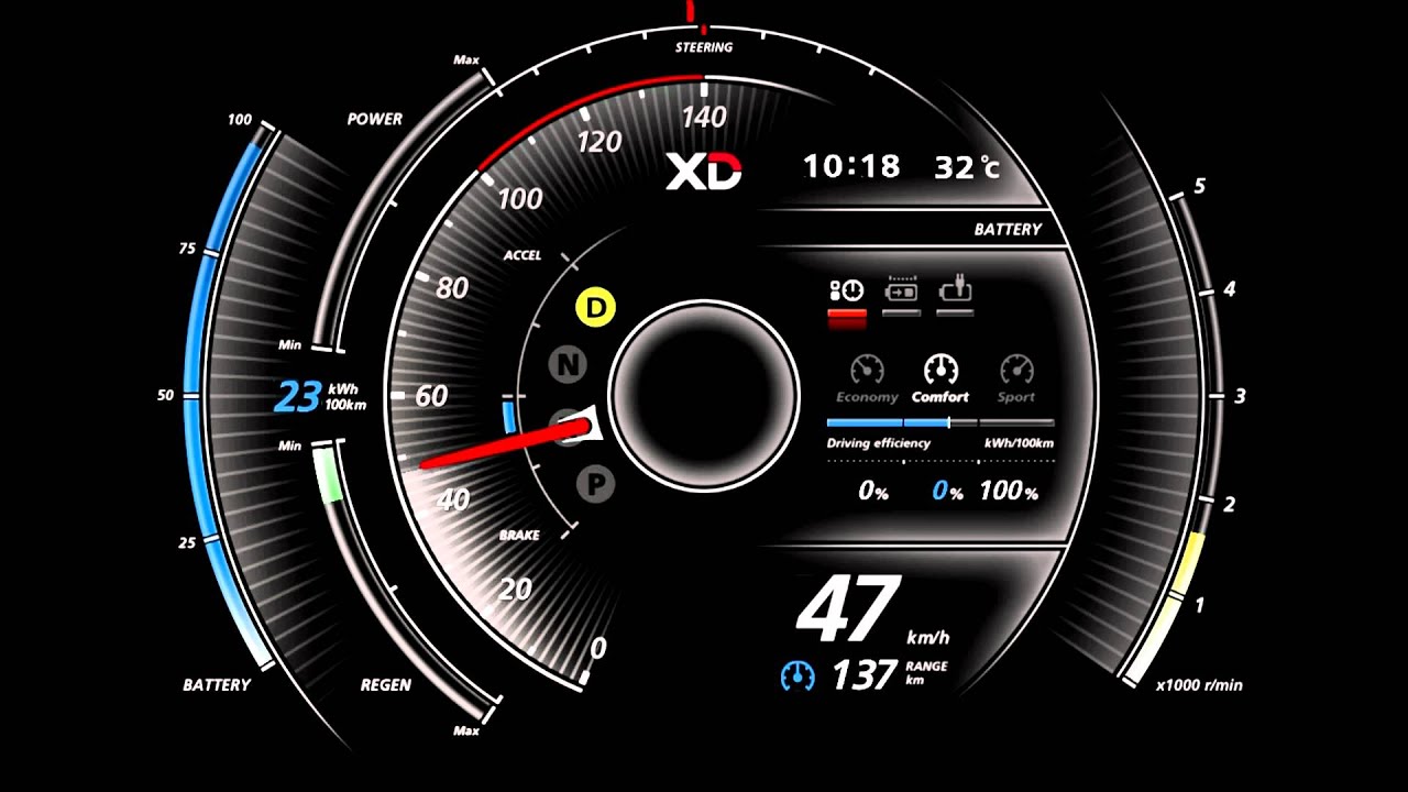 XD instrument cluster