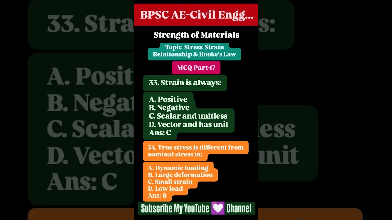 1 Month Strategy Follow Crack BPSC AE Exam 2025 Civil Engineering Part-17 