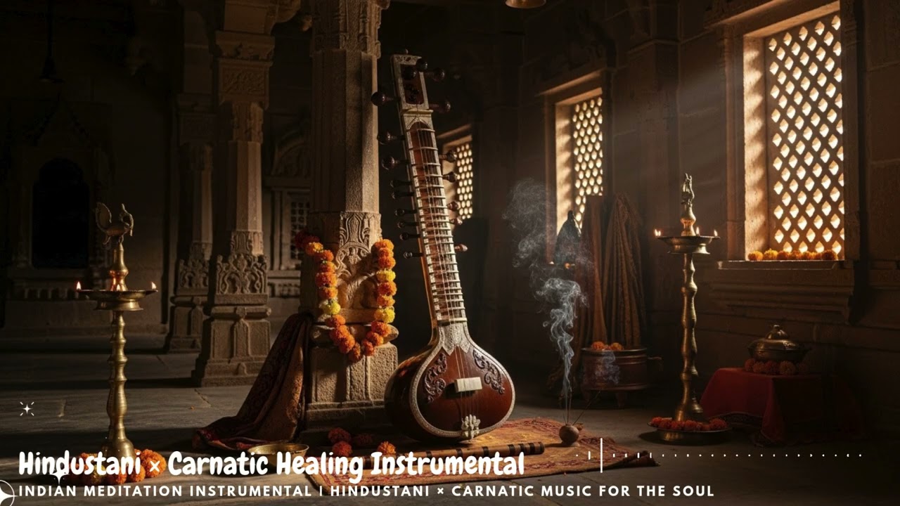 Indian Meditation Instrumental | Hindustani × Carnatic Music for the Soul!