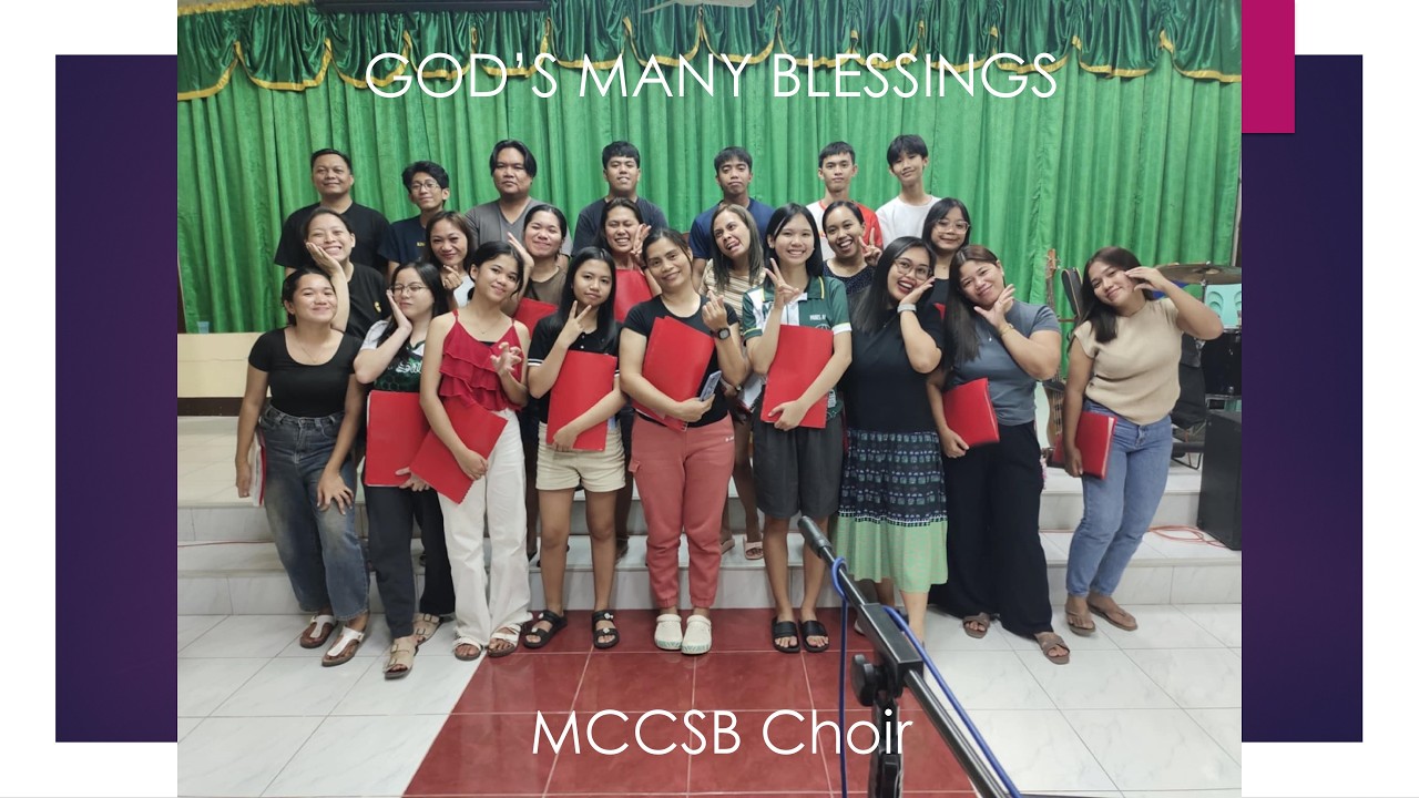GOD'S MANY BLESSINGS (Don Besig - Nancy Price) as rehearsed by MCCSB Choir