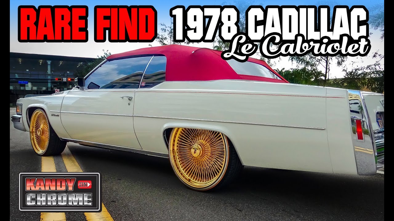 KandyonChrome: 1978 CADILLAC LE CABRIOLET FACTORY ORIGINAL UNRESTORED