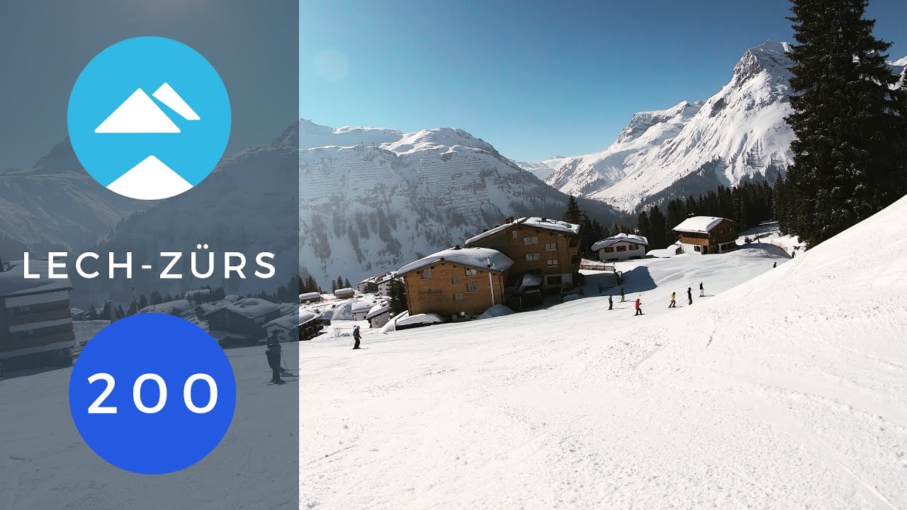 Lech Zürs, Austria | Blue 200 | Piste View