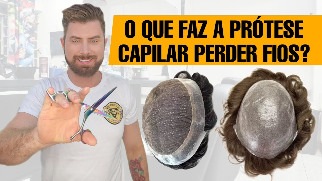O que faz sua prótese capilar perder fios?