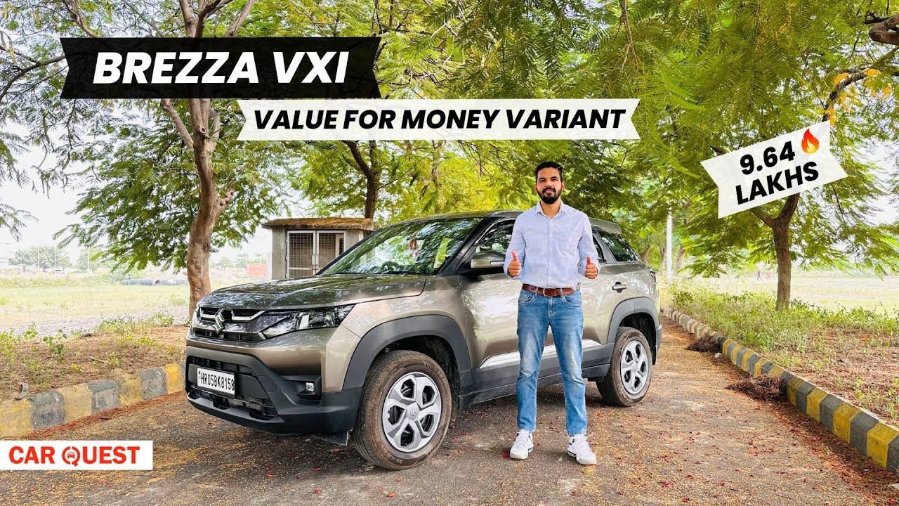 2023 Maruti Suzuki Brezza VXi Detailed Walkaround | Car Quest