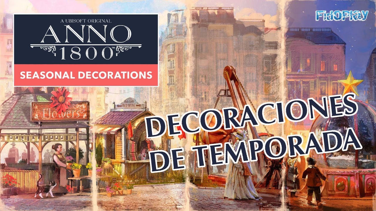 ANNO 1800 | DLC Decoraciones de Temporada - Este es su contenido (Gameplay Español)