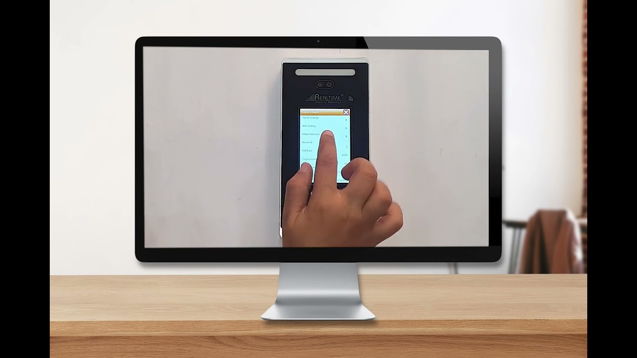 Realtime Biometrics : How to Demonstrate Pro 1100F ?