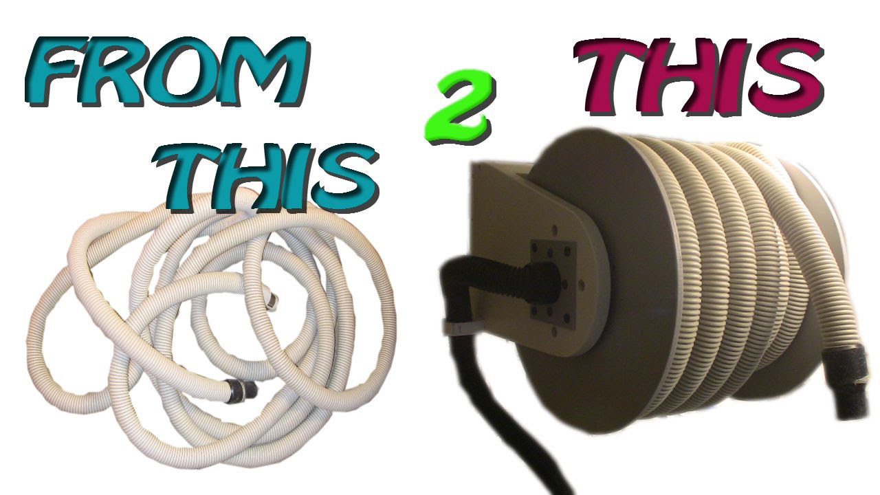 Homemade Vacuum Hose Reel
