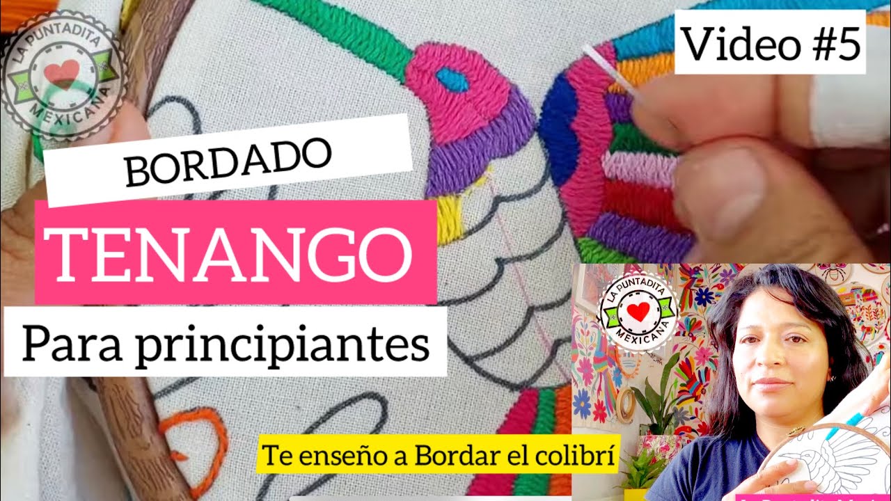 BORDADO TENANGO ✅ el cuerpo del colibrí #bordadotenango #bordadomexicano #art #bordado #textil