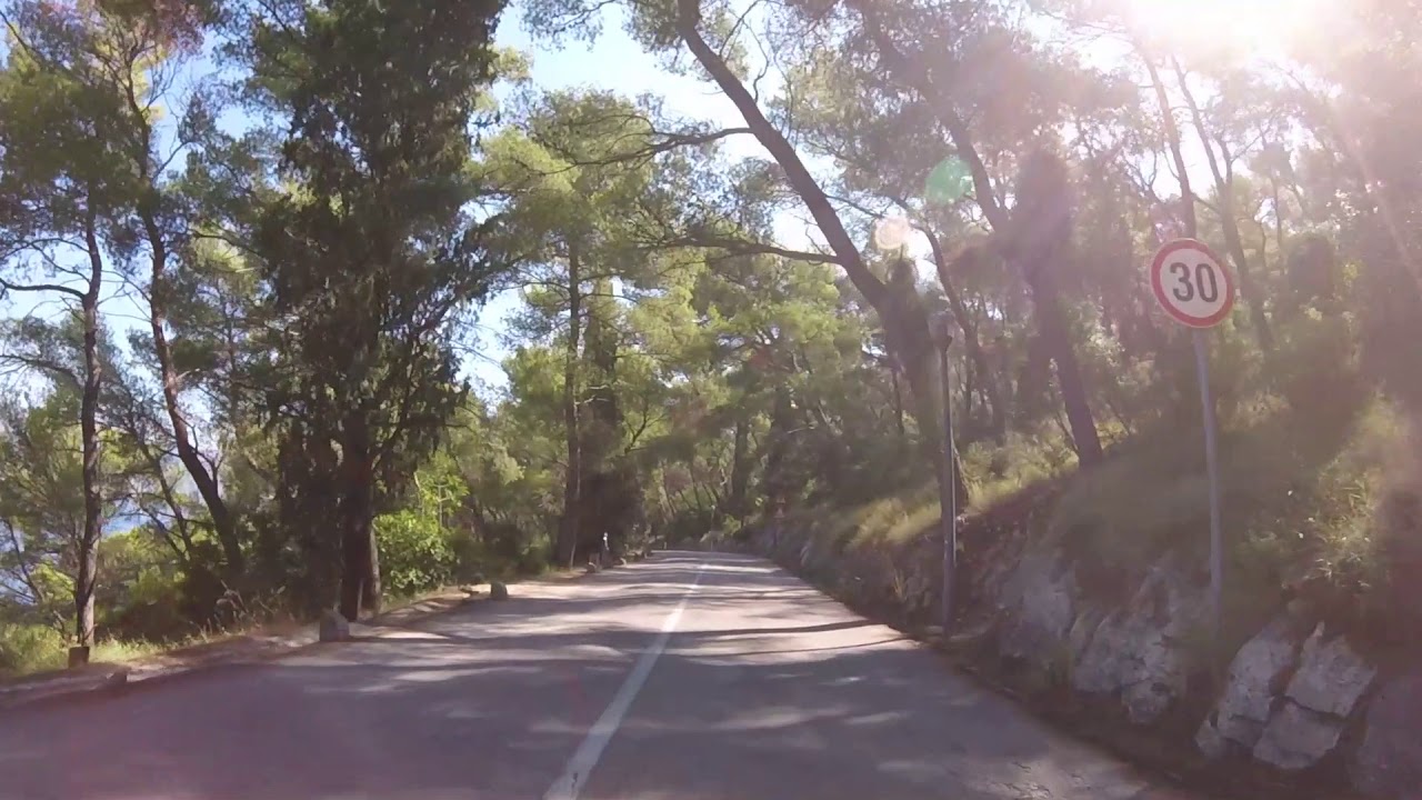 Cycling in Croatia. Bike Ride on Marjan Hill in Split (GoPro)