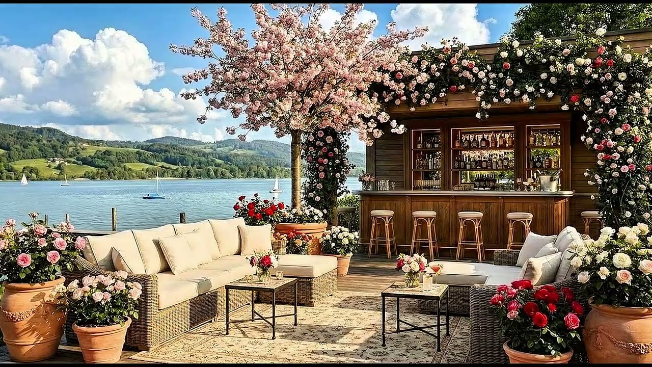Soothing Jazz in Refresh Nature Ambience | Calm Jazz Music with Nature Sounds for Deep Relaxation