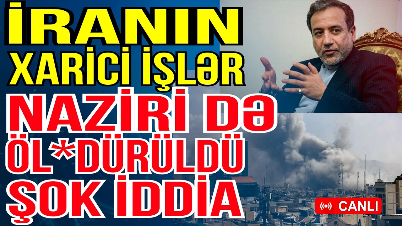 TƏCİLİ! İranın xarici işlər naziri də ö*ldürüldü - Şok iddia - Gündəm Masada - Media Turk TV
