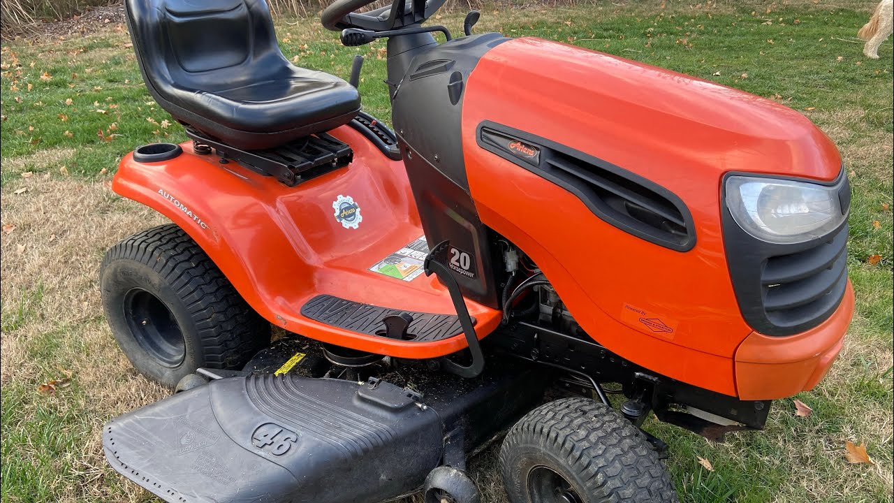 Ariens, Husqvarna, замена палубного ремня мастером
