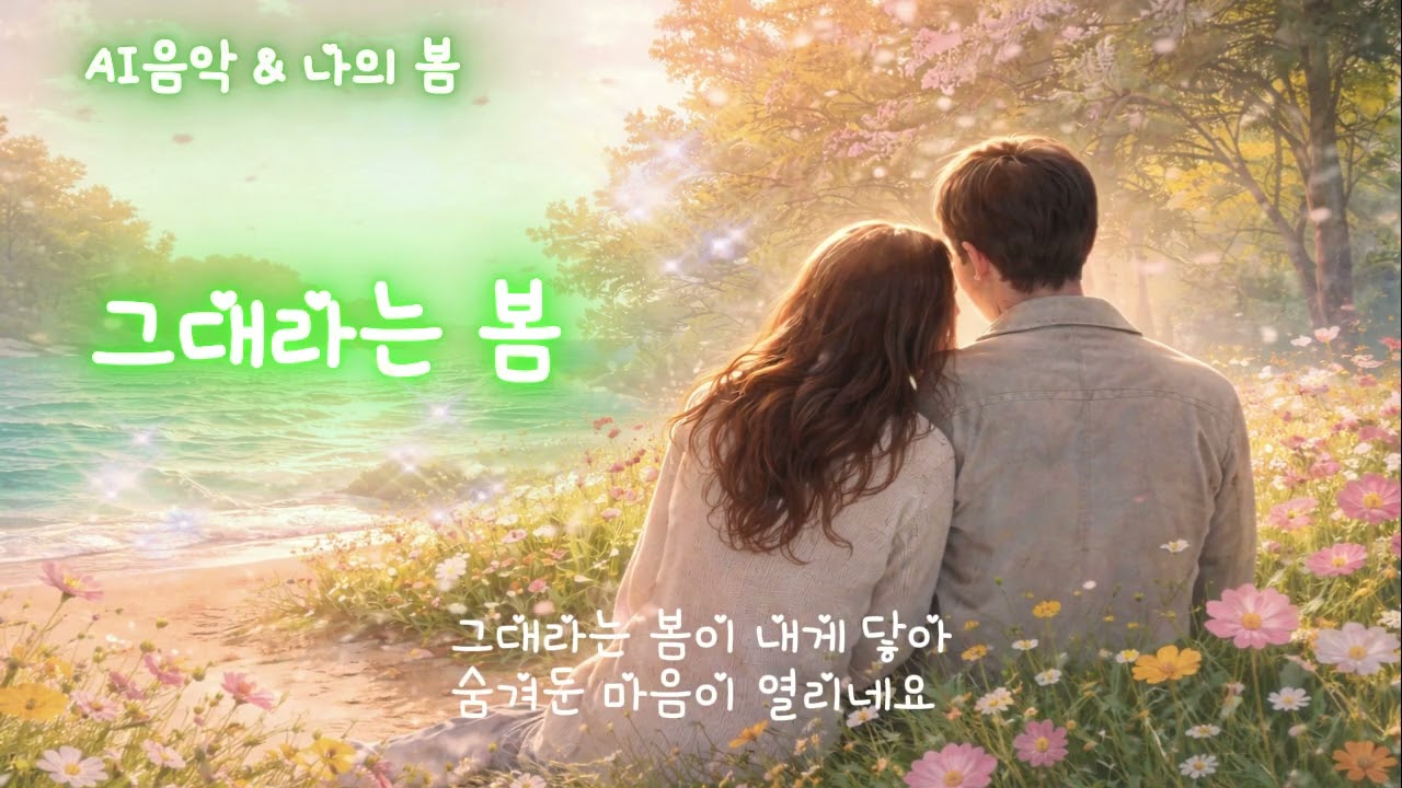 따스한 햇살처럼 다가온 그대, 마음속에 피어나는 봄 이야기, 지친 하루에 작은 위로가 되는 노래,희망, 따스함, 출발, 사랑, 꽃, 위안, 힐링, 플레이리스트, AI노래 🌷
