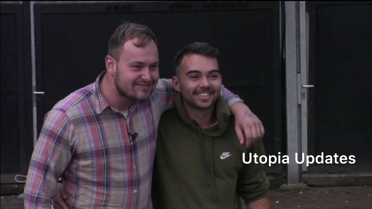 Utopia - Jens vertrekt uit Utopia.