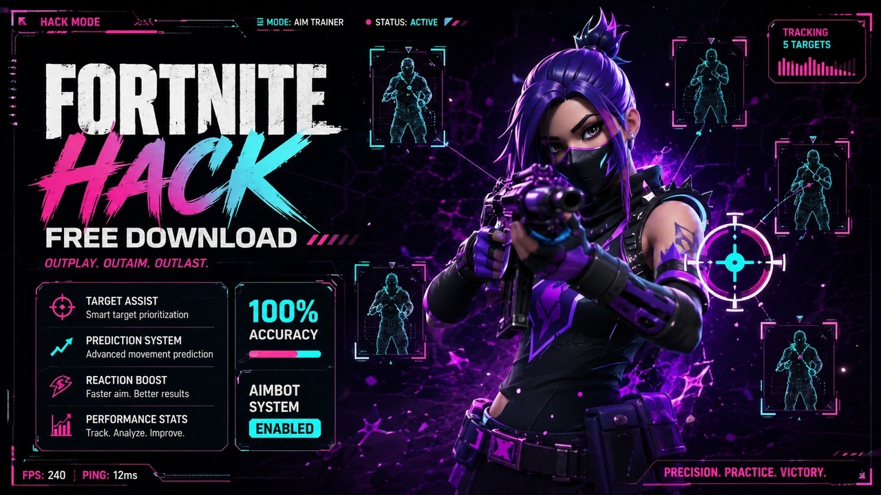 NEWEST Fortnite Hack 2026 🎯 | Aimbot + ESP + Wallhack + Radar + No Recoil | Free Cheat | No EAC!