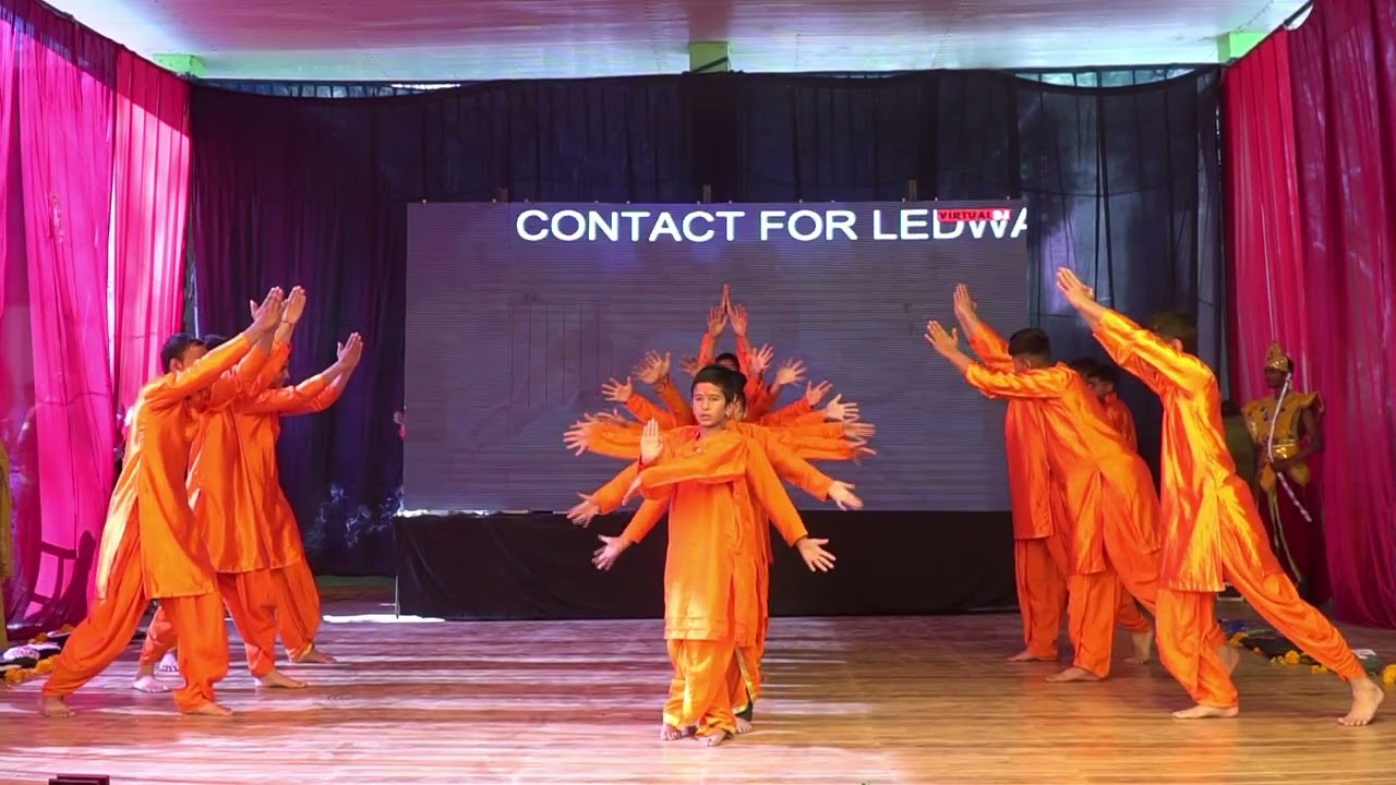 Hanuman chalisa act by students of GMSSS Rohru Boys