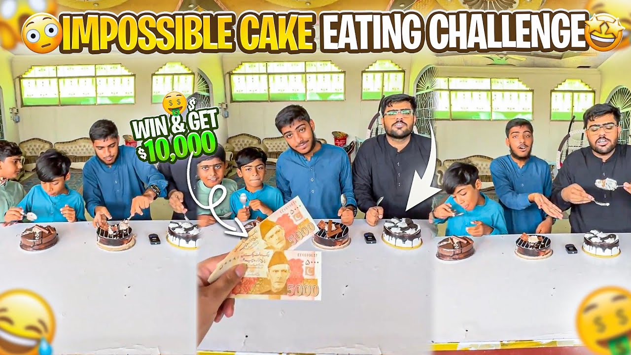 Impossible Cake Eating Challenge