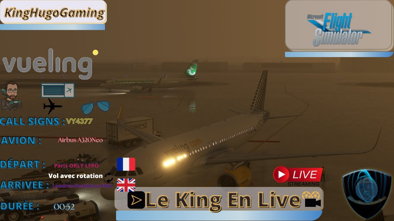 [FR] Microsoft Flight Simulator 2020 : Orly LFPO London Heathrow EGLL #mfs2020