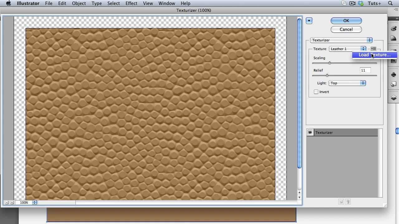 Quick Tip: Create a Custom Texture Directly in Illustrator for use with the Texturizer Effect
