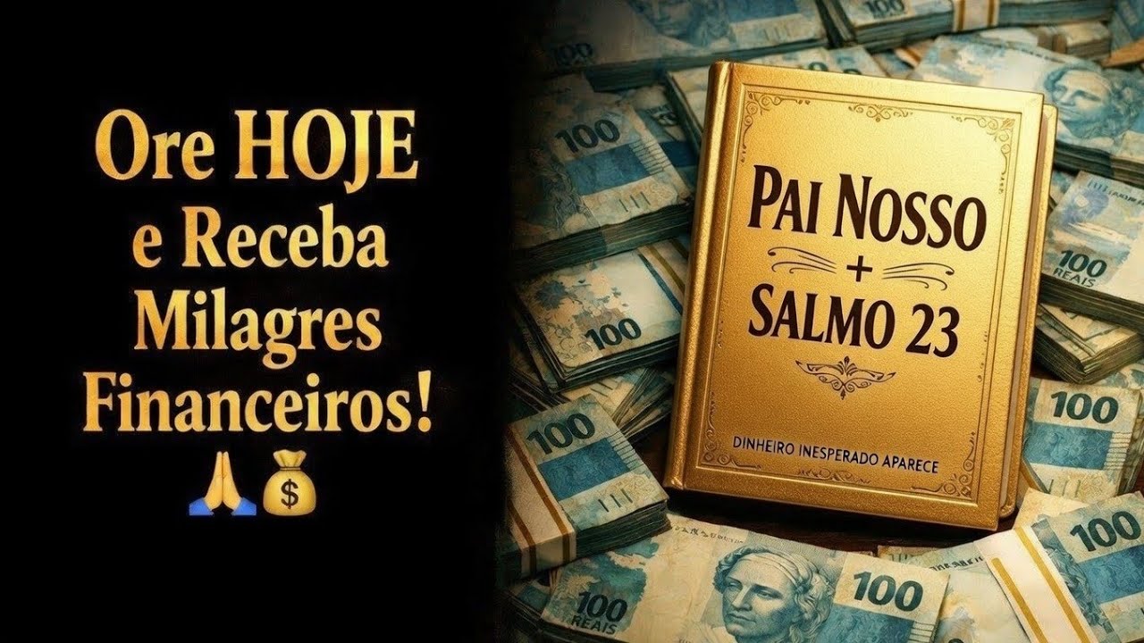 🔥💰 SÓ HOJE! Ouça PAI NOSSO + SALMO 93 - Ore e Receba MILAGRES FINANCEIROS! - Muito DINHEIRO HOJE