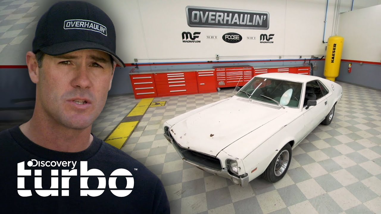 Lleva el AMX 69 de su papá para sorprenderlo con un nuevo diseño | Overhaulin' | Discovery Turbo