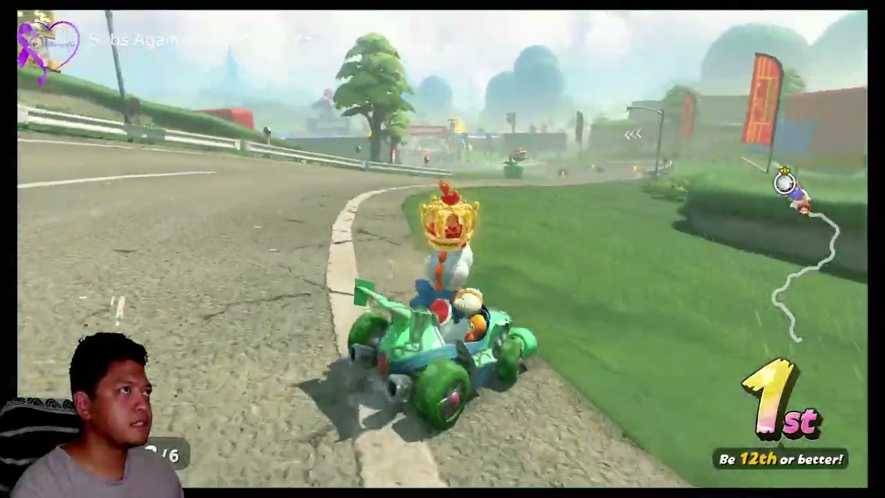 Going try hard mode in Mario Kart World Online Knockout Tour