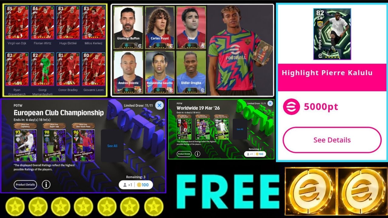 😍 ATUALIZAÇÃO SEMANAL 🔥 COM YAMAL CHOICE E NOVO JOGADOR POR EFOOTBALL POINTS 🚨 NO EFOOTBALL 2026 🤩