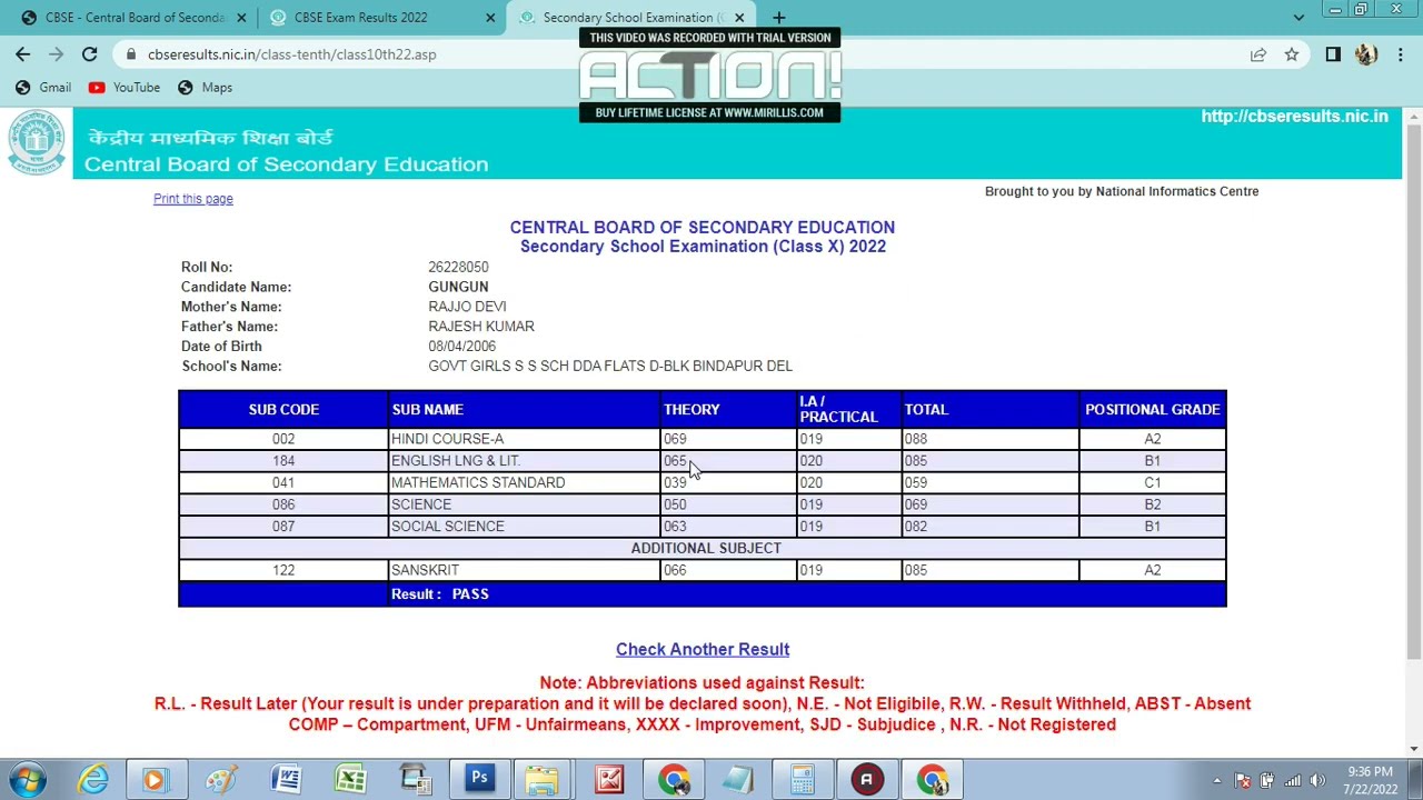 how to check cbse 10thresult  2022    direct link se  open karke check kre