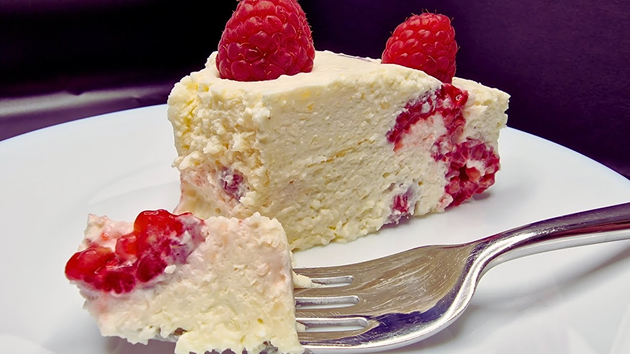 Perfect Summer Dessert Recipe - No-Bake Raspberry Yogurt Pie