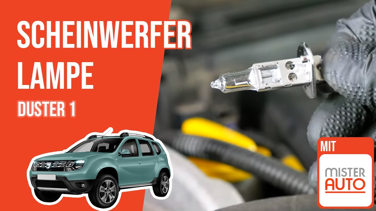 Wie Duster 1 Scheinwerfer Lampe wechseln 💡