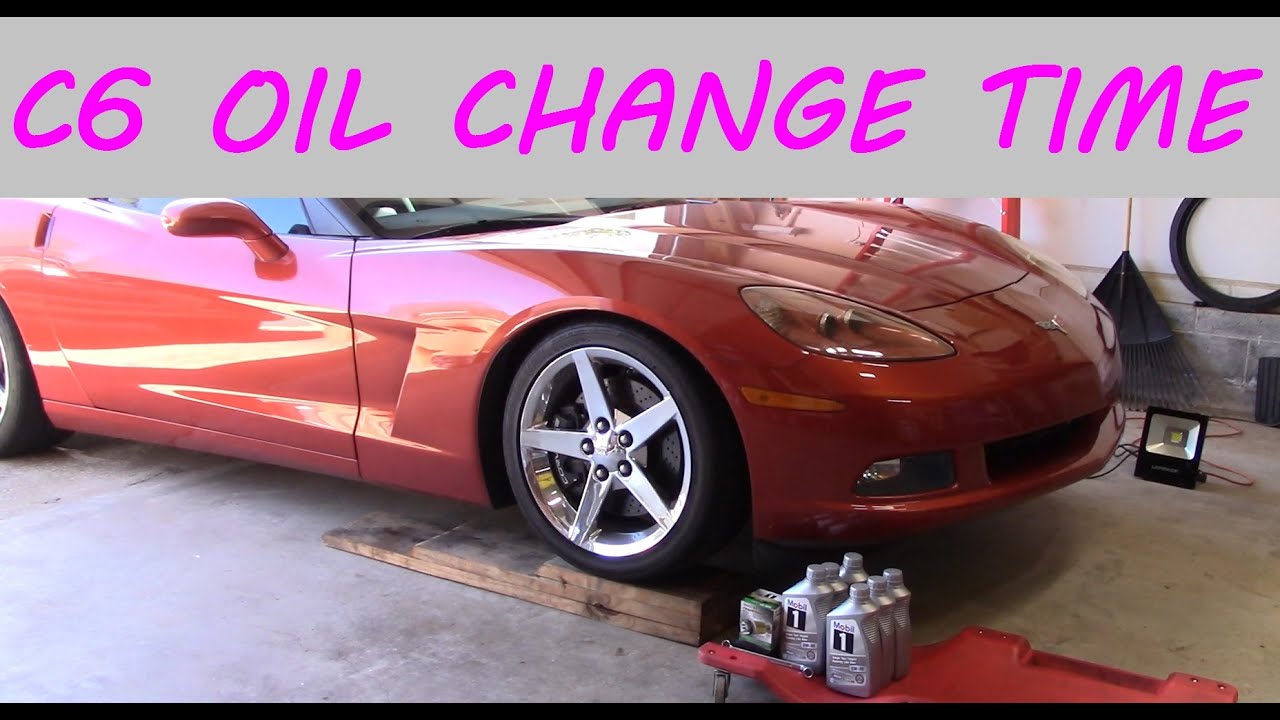 C6 Oil Change How To