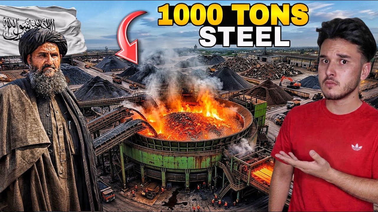 How STEEL is Made in Afghanistan 😱 | Taliban Exporting Steel to Global Markets 