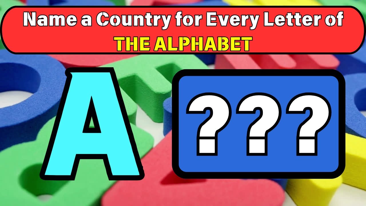 Name a Country with Every Letter Quiz! 🌍🔤